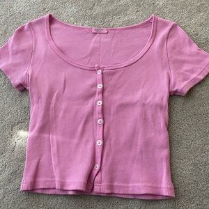 Brandy Melville Pink Zelly Top